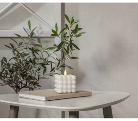 Candela LED a cera bianca Dot, altezza 9,5 cm Flamme - Star Trading