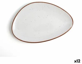 Piatto da pranzo Ariane Terra Beige Ceramica Ø 21 cm (12 Unità)