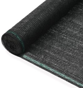 Schermo Di Recinzione Per Campo Da Tennis İn Hdpe 1,2x50 M Nera /