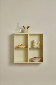 Libreria a sospensione giallo chiaro 70x70 cm Mistral - Hammel Furniture
