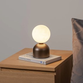 Lampada da tavolo Miki TK Lighting, Marrone / Ruggine, Camera da letto, Metallo, Moderno, Lampada da tavolo