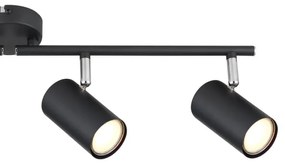 Globo 57914-4 - Faretto ALLVI 4xGU10/25W/230V nero