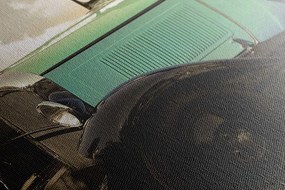 Quadro su tela – Auto retrò blu