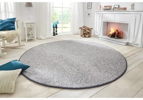 Tappeto circolare grigio, ⌀ 200 cm Wolly - BT Carpet