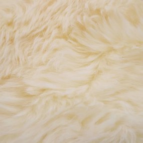 Tappeto in Pelle di Montone 60x90 cm Bianco
