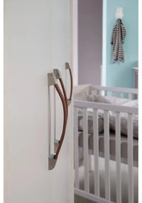 Armadio per bambini grigio chiaro 136x190 cm Mila - Roba