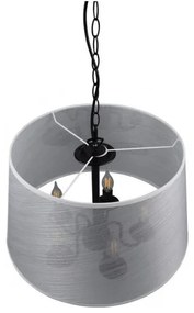 Reality - Lampadario LED a catena CIMA 5xE14/40W/230V grigio