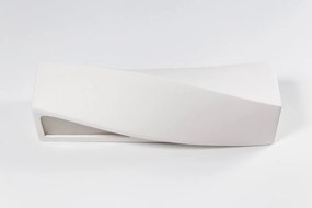 Applique da Parete in Gesso-Ceramico SIGMA E27 Pitturabile da Interno