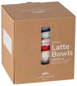 Ciotole multicolore in gres in set di 4 pezzi ø 15 cm Latte - Costa Nova