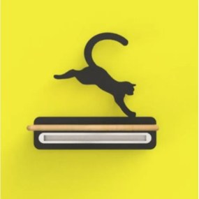 Applique LED per bambini con mensola JUMPING CAT LED/5W/230V