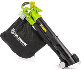 Fieldmann - Aspiratore e soffiatore da giardino a batteria 20V