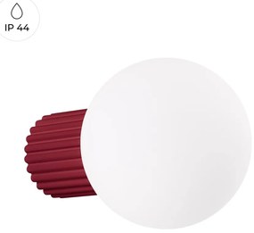 Lampada da parete burgundy Orbital – Sollux