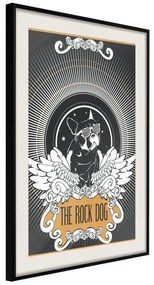 Poster  Cool Bulldog  Cornice Quadri Cornice nera con pass-partout, Larghezza x Altezza Home decor 30x45