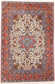 Isfahan Tappeto 110 x 170 Beige (Iran) Annodato A Mano