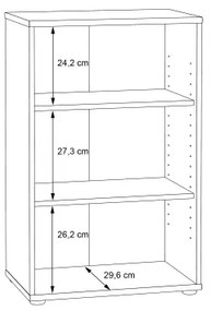 Libreria URAN in rovere Artisan