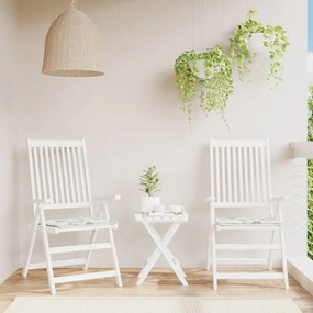 Cuscini Per Sedia 2 Pz Motivo A Foglie 50x50x3 Cm İn Tessuto /