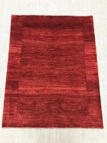 Loribaft Tappeto 130x100 Rosso (Iran) Annodato A Mano