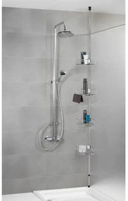 WENKO 21803100-Mensola angolare DOLCEDO 31x275 cm acciaio inox/cromo lucido