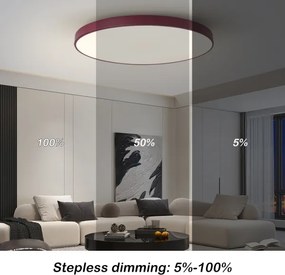 Brilagi-LED Lampada dimmerabile POOL SMART LED/100W/230V 80 cm Wi-Fi Tuya+telecomando bordeaux
