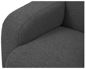 Divano angolare grigio scuro in tessuto bouclé (angolo destro) Molino - Micadoni Home