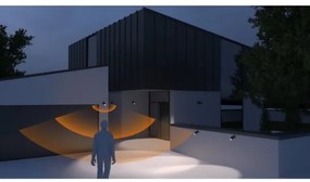 Steinel 058647 - Lampada da esterno con sensore SPOT DUO 2xGU10/7,5W/230V IP44