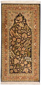 Cashmere Silk Tappeto orientale 60x120 Beige (Indian) Annodato A Mano