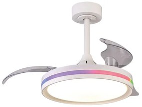 Ventilatore da soffitto Nort trasparente, D. 43 cm MANTRA