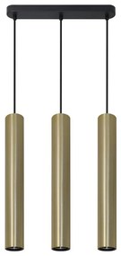 Lampadario a sospensione con filo LUNGOMARE 3xGU10/10W/230V oro