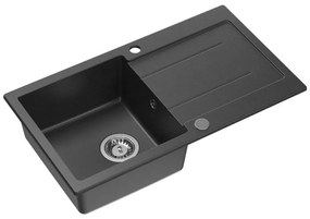 Samona - Lavello da cucina SAMONA 77x44 cm granito/nero