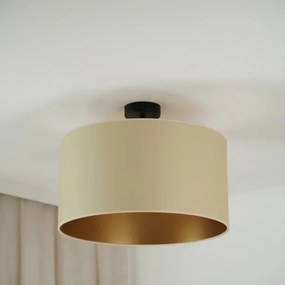 Brilagi - Lampadario OREGON ROLLER VEGE 1xE27/15W/230V Ø45 cm beige