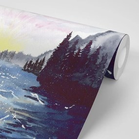 Carta da parati – Terra disegnata