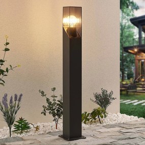 Lampioncino da giardino Fiola Lucande, dimmerabile, Nero, Alluminio, Moderno, Lampada da esterni