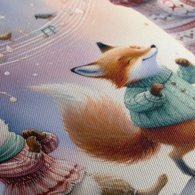Quadro su tela – Animali che marciano al ritmo della musica
