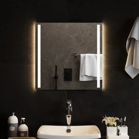 Specchio da Bagno con Luci LED 50x50 cm