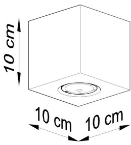 Brilagi -  Faretto LED MURO 1xGU10/7W/230V calcestruzzo