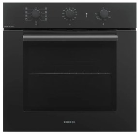 Forno da incasso elettrico multifunzione ventilato  SCHOCK F609 SFI92BK NE pulizia manuale
