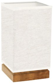 Spot-Light DO70774174 - Lampada da tavolo FIRE 1xE27/25W/230V rovere/beige