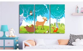 Quadro Friendly Animals (3 Parts)