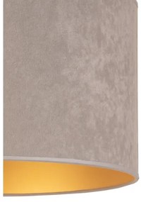 Brilagi - Lampada con piedistallo VELVET 1xE27/60W/230V wenge/grigio