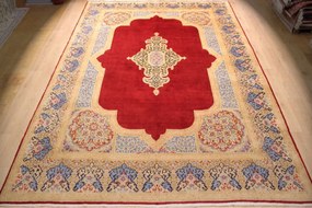 Kerman Tappeto 450x310 (Iran) Annodato A Mano