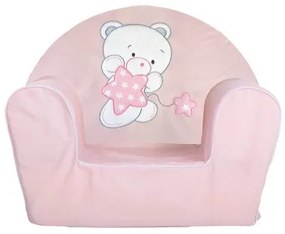 Poltrona per Bambini 44 x 34 x 53 cm Rosa Acrilico