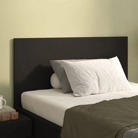Testiera per letto nera 120x1,5x80 cm in legno multistrato