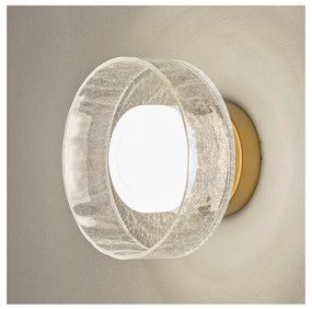 Applique a LED LED/8W/230V 3000K oro/limpido