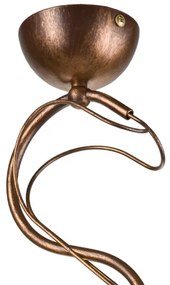 Lampadario a stelo COBRA 1xE27/60W/230V diam. 30 cm bronzo/patina