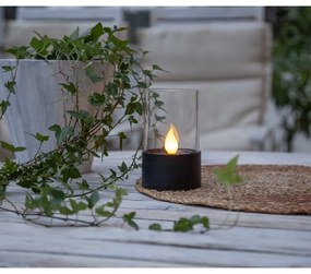 Decorazione luminosa a LED nera per esterni, altezza 13,5 cm Puloun - Star Trading