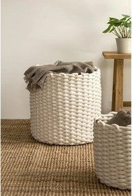 Cesto in tessuto ø 40x40 cm Peach Skin Round XL – Bigso