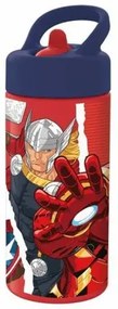 Bottiglia d'acqua The Avengers Infinity Rosso Nero (410 ml)