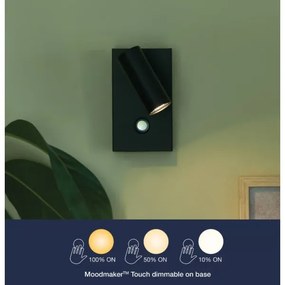 Nordlux - Faretto da parete dimmerabile OMARI LED/3,2W/230V nero