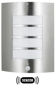 Lampada da esterno MEMPHIS con sensore acciaio inossidabile IP44