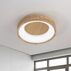 Brilagi - Plafoniera LED FALCON WOOD MODERN LED/30W/230V Ø 45 cm legno